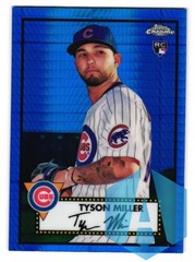 2021 Topps Chrome Platinum Anniversary Blue Prizm #114 Tyson Miller